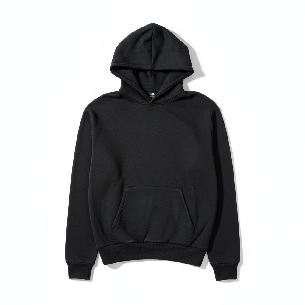 ZENIT PULLOVER HOODIE - BLACK