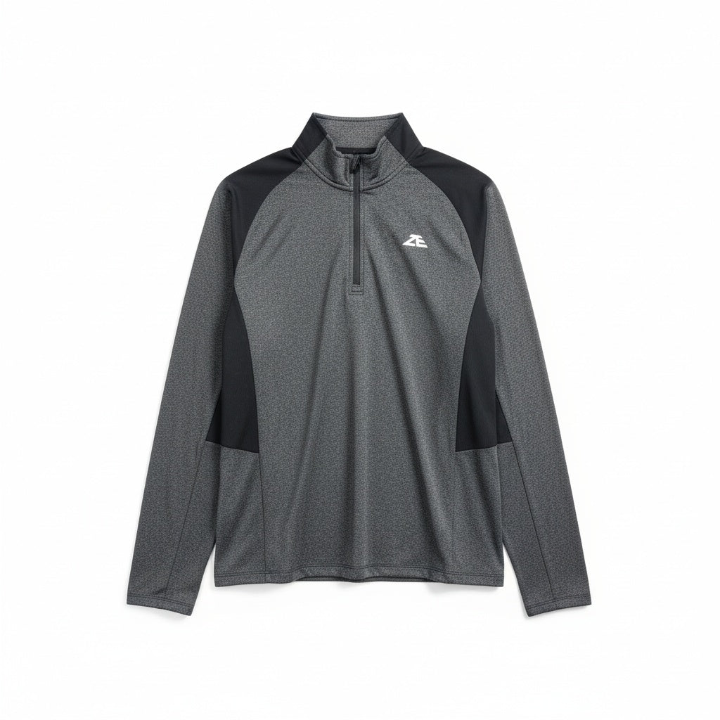 ZENIT PERFORMANCE 1/2 ZIP - BLACK