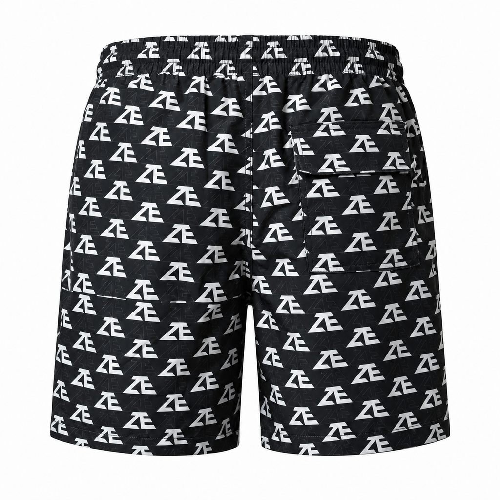 ZE BLACK LOGO SWIM SHORTS - Coming Soon